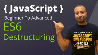 javascript bangla tutorial 74 : Destructuring array and objects