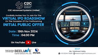 IPO Meet - C2C Advanced Systems Limited