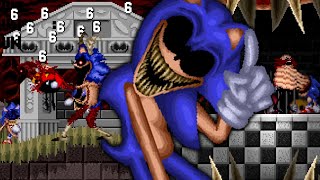 SONIC EXE ONE LAST ROUND ALL EGGMAN DEATH SCENES. ENDINGS, SECRETS AND EASTER EGGS