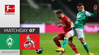SV Werder Bremen - 1. FC Köln | 1-1 | Highlights | Matchday 7 – Bundesliga 2020/21