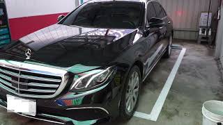 BENZ E300 深度清潔-清洗＆封體保護