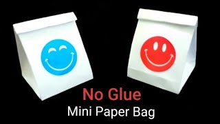 How to make an Origami Gift Bag | DIY - Easy way to make no glue Paper Bag video Tutorial