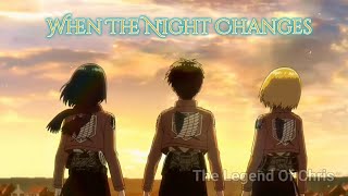 Attack On Titan  When The Night Changes AMV