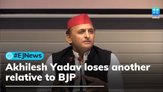 UP Election 2022: Akhilesh Yadav loses another relative to BJP, watch his reaction