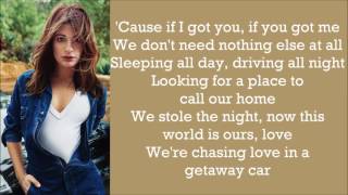Lea Michele  Getaway Car  Lyrics