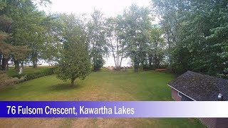 Lake Front Property for Sale 76 Fulsom Crescent,  Kawartha Lakes, Ontario