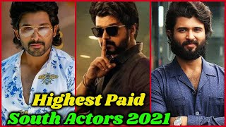 Highest Paid South actors 2021 | Allu Arjun, Prabhas, Vijay Deverakonda, Mahesh Babu, Joseph Vijay