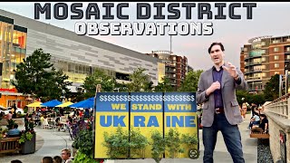 Observations at the Mosaic District in Fairfax, Virginia