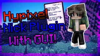 Hypixel Nick Plugin, with book GUI! The Best nick plugin!