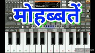 Mohabbatein keyboard piano tutorial | Easy piano tutorial | Song| It's Piano MUSIC
