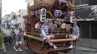 令和元年 生野神社地車講 試験曳き 大阪市生野区