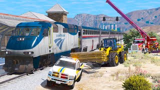 Building Biggest Train station in GTA 5 RP!