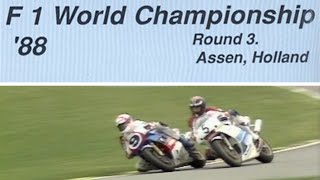 1988 FIM F1 World Bike Championship Race at Assen