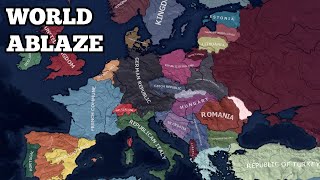 A little different Second World War - HOI4 World Ablaze Timelapse