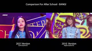 [🎧 RECOMMENDED] Comparison for After School - BANG!