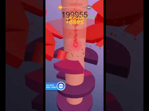 Salto Helix: Nivel 985 #helixjump #mobile #shorts