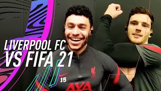 Alex Oxlade-Chamberlain is FUMING with his FIFA stats! | Liverpool FC vs FIFA 21