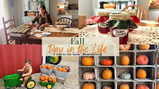 Fall Homemaking | Day at the Farm | Homemaking | Day in the Life | Pumpkin Patch