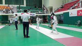 22' FILA배 동호인펜싱대회 남일 플뢰레 32강 안병재(목동) vs 김유빈(한국외대)