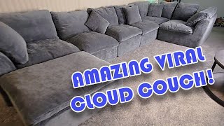 Amazon’s Viral Cloud Couch? FULL REVIEW! #amazonhome