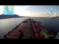 vlcc operations berthing and unberthing time lapse