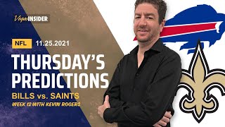 Thursday Night Football Predictions: Week 12 - NFL Picks and Odds - Bills vs. Saints