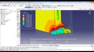 Abaqus Tutorial 9 : Impact bullet - Part1 : Simulation Steps