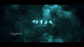 2187 -  Venom Logo Reveal cinematic movie opener intro animation