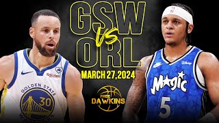 Golden State Warriors vs Orlando Magic  Game Highlights | March 27, 2024 | FreeD