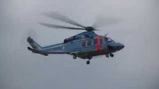 AW139 PoliceCopter Takeoff JA6523 大阪府警