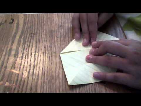 How to make an origami lotus flower with plain lined paper :) How to make an origami lotus flower with plain lined paper :)