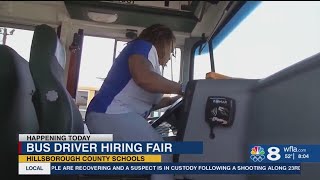 Hillsborough Schools hiring 200 bus drivers amid shortage