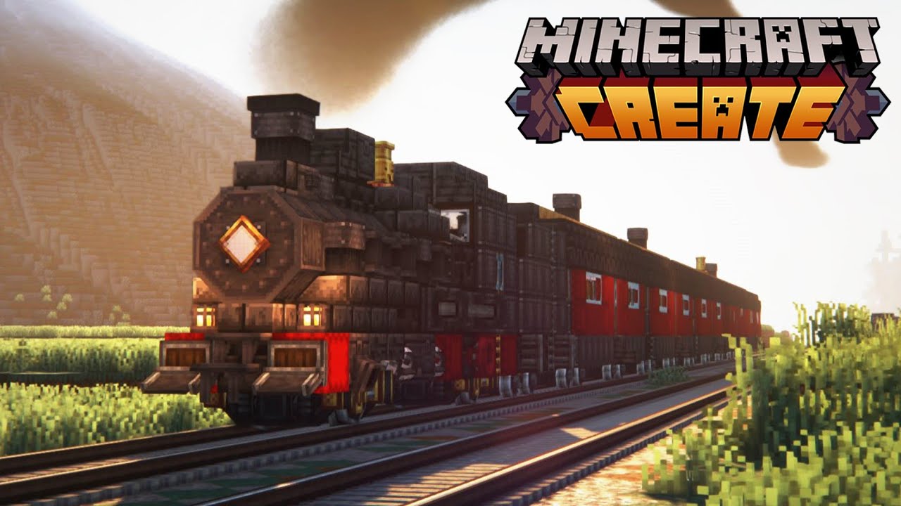 Minecraft Create Mod рџљ Fancy Passenger Train Tutorial Youtube