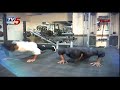 tv5 మూర్తి ఛాలెంజ్.. hero karthikeya dare task in gym truth or dare tv5 news