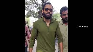 YuvaSamrat Naga Chaitanya Along with Nagarjuna \u0026 Amala Casts Their Vote