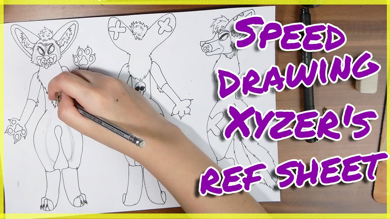 Xyzer Speed Drawing Ref Sheet Youtube