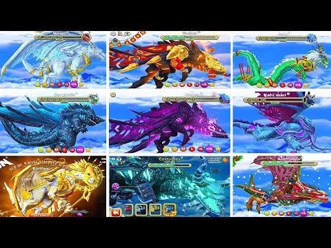 Todos los DRAGONES en Hungry Dragon (Nueva actualización 2024) Desbloquea todos los dragones