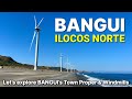 Philippines🇵🇭  BANGUI, ILOCOS NORTE Walking Tour | Bangui Windmills + Public Market, Town Proper