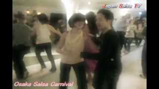 Japan Salsa TV [ Kui \u0026 Heesun ]@ Easy Dance Cafe Video by TAMA 20120317