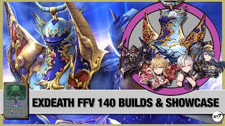 Exdeath FFV 140 builds· showcase \u0026 Exdeath’s return VC - WOTV x FFV