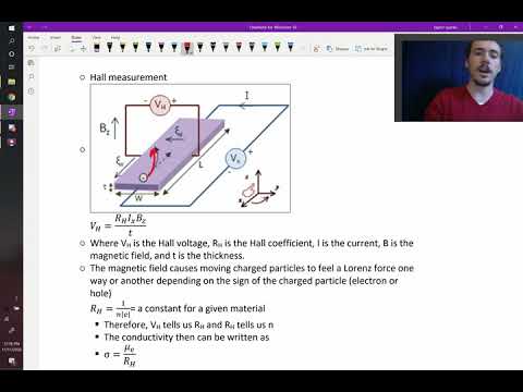 What does a Hall effect measurement measure?