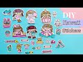 DIY kawaii stickers without double sided tape 😱 | How to make stickers at home | Easy to make