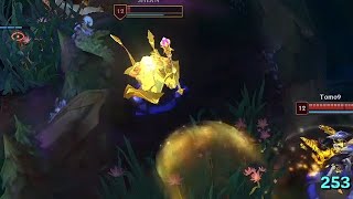 The perfectly timed Ezreal ult