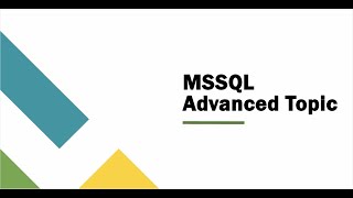 MSSQL Trigger - Part-1 | Create, Alter Trigger