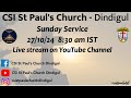 Sunday Service - 27-10-2024