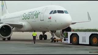 A320 Complete Pushback (By Sheraz Khan) | SalamAir | KHI TO MCT