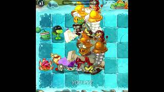 PVZ 2 - Mega Gatling Pea Team Vs Fire Peashooter Team Vs Gargantuar Zombie Team #shorts