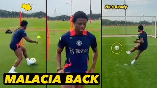 Tyrell Malacia has STEPPED up his individual Man United training | Man Utd News