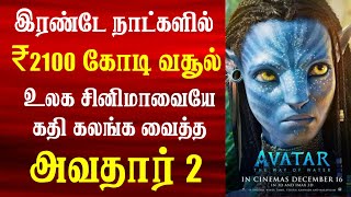 இரண்டே நாளில் 2000 கோடியை தாண்டி சாதனை படைத்த அவதார் | Avatar 2 Day 2 Box Office Collection