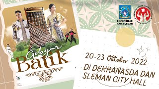 GEBYAR BATIK SLEMAN 20-23 OKTOBER 2022